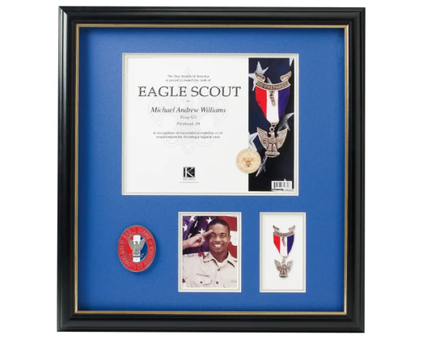 Eagle Scout Certificate Frame, 16 X 17