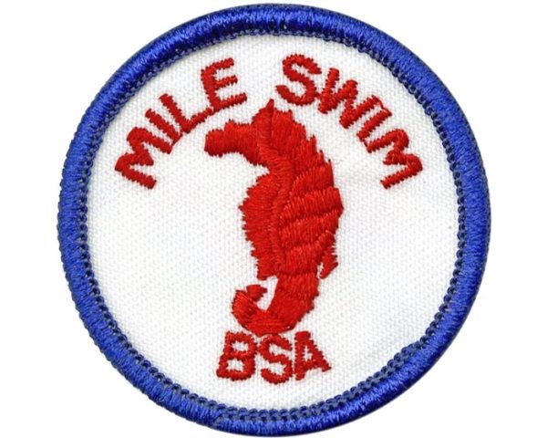 Mile Swim Emblem